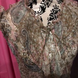 Kenzie See Through Elegant Top